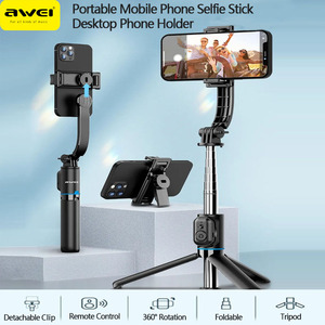 Selfie Stick dhe mbajtese tel 360° Awei x49