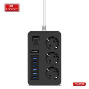 Prizë treshe + 6 porta USB