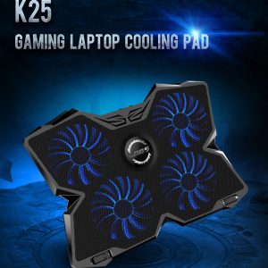 Coolcold gaming pc laptop cooling pad, 4 led light
