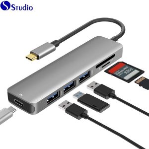 USB-C HUB 6 në 1